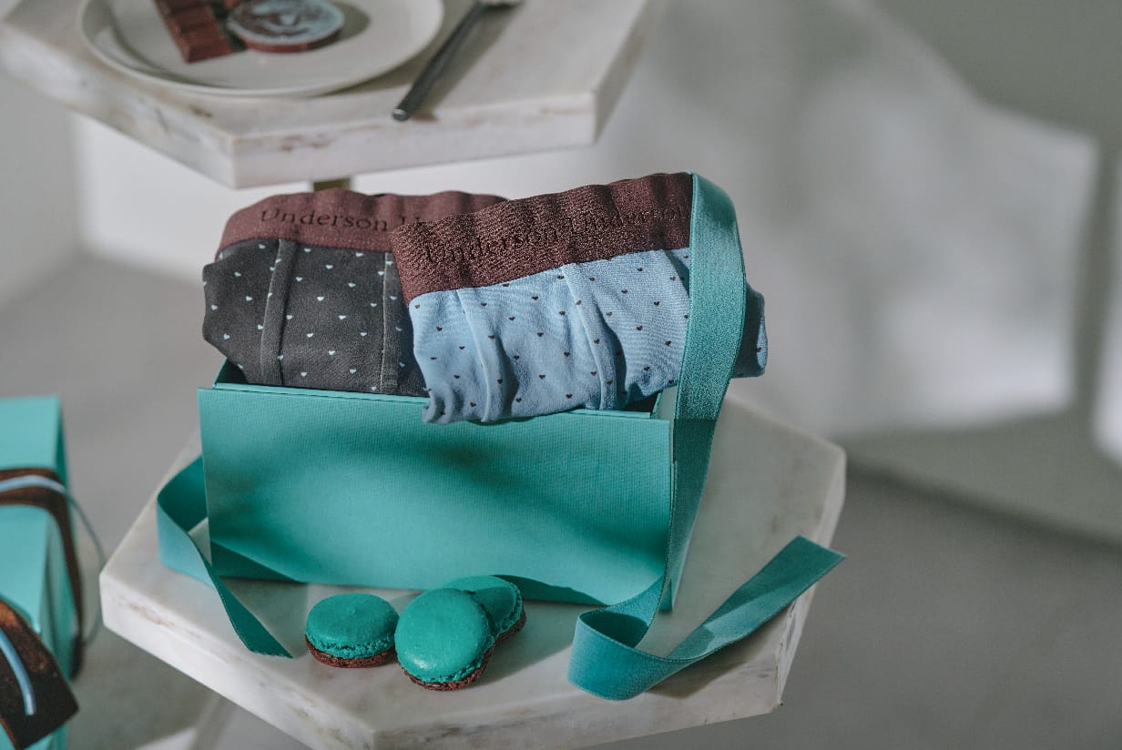 HEART HEM SEAMLESS BOXER SHORTS チョコミン党に贈るスイートなハート柄ボクサーが誕生