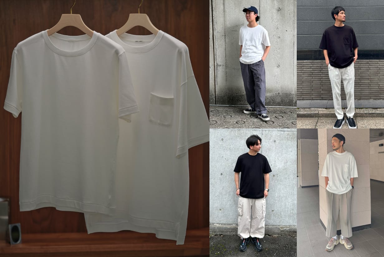 UNDERSON UNDERSONが提案する究極Tシャツ サイズ＆身長別 STAFF COORDINATE