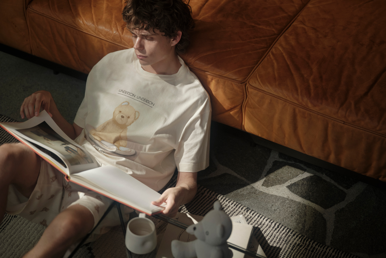 GELATO PIQUE HOMME×UNDERSON UNDERSON 和紙ファブリックとデザインで、極上のリラックスタイムを愉しむ