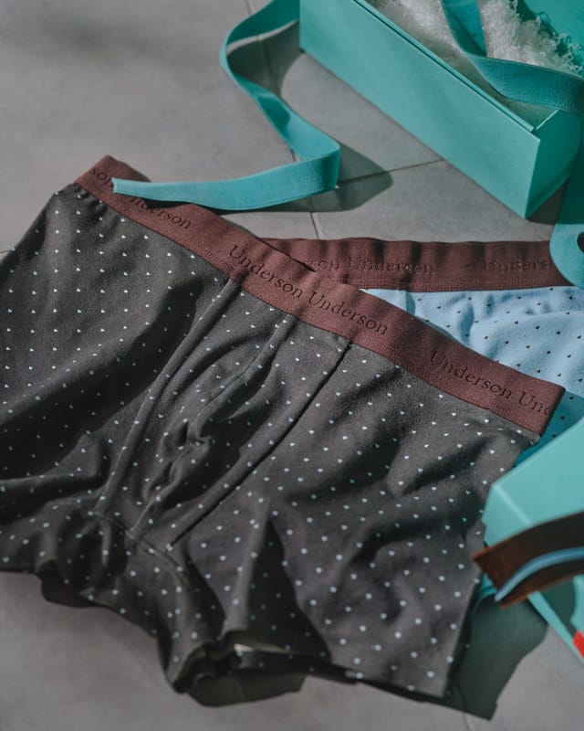 HEART HEM SEAMLESS BOXER SHORTS チョコミン党に贈るスイートなハート柄ボクサーが誕生
