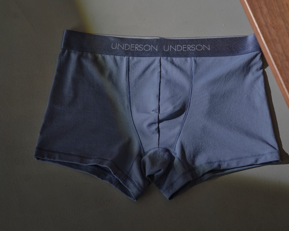 UNDERSON UNDERSON「レギュラーショートボクサー」から 気分が上がるクワイエット・ラグジュアリーなNEWカラー登場