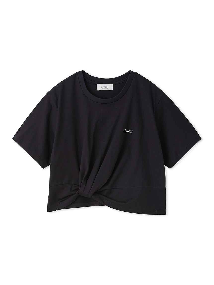 【MASH SUMMER WEEK限定】emmiロゴ裾タックデザインＴシャツ