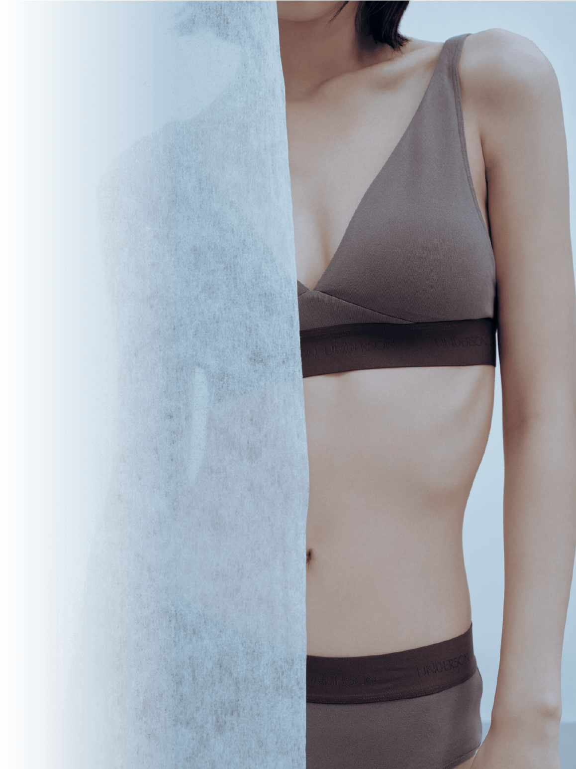 WASHIFABRIC のブラトップとショーツの着用カット